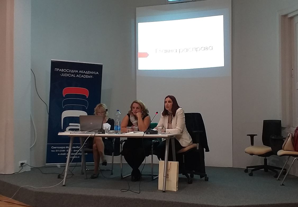 Seminar u Beogradu - Ročište za glavnu raspravu i izvođenje dokaza - slika 1